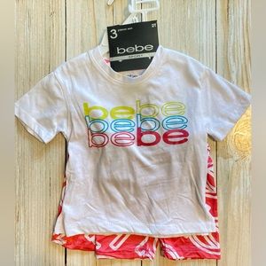 Toddler Girls Bebe 3 Piece Outfit